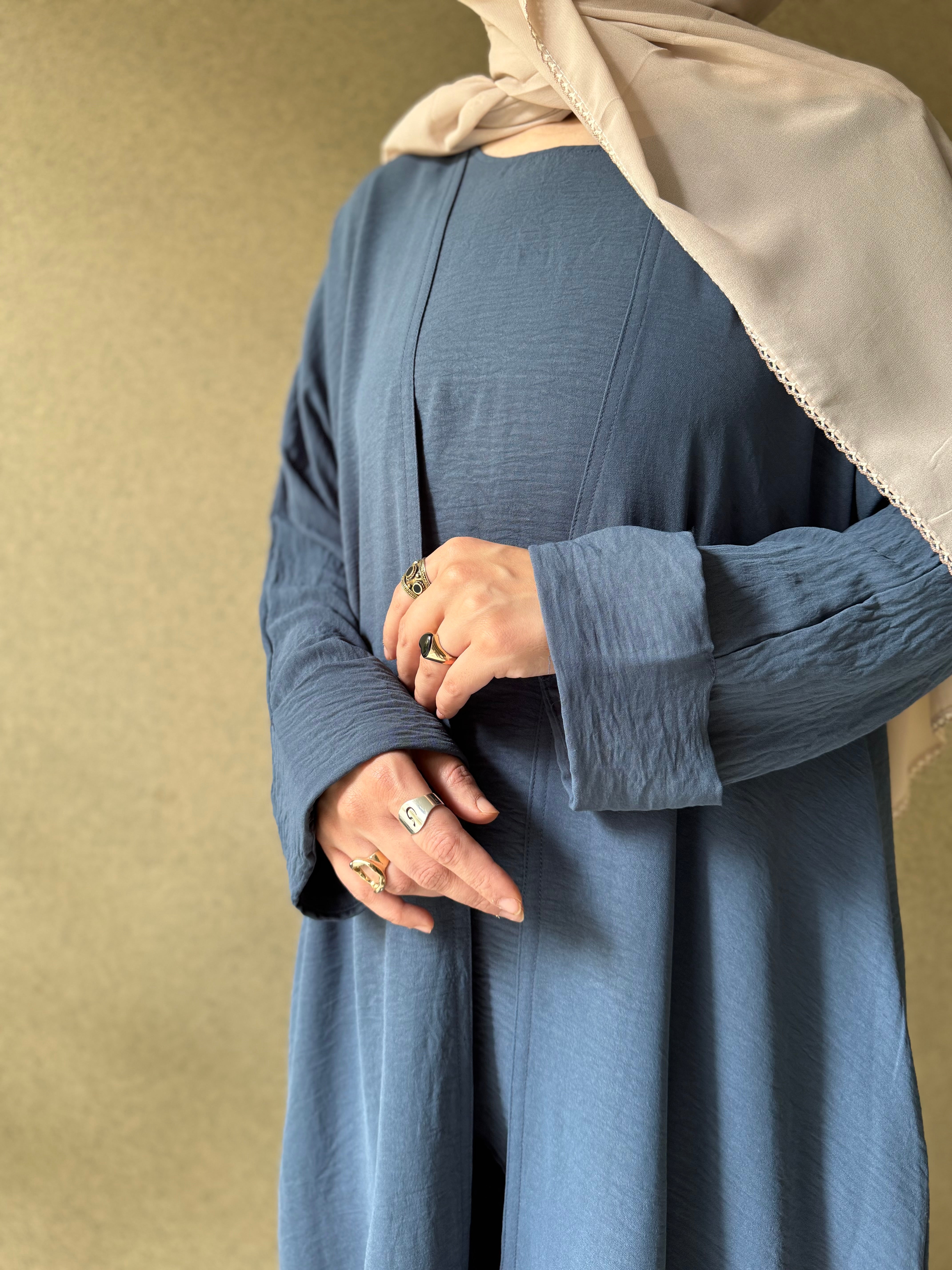 Blue Grey Co-ord - 3PC
