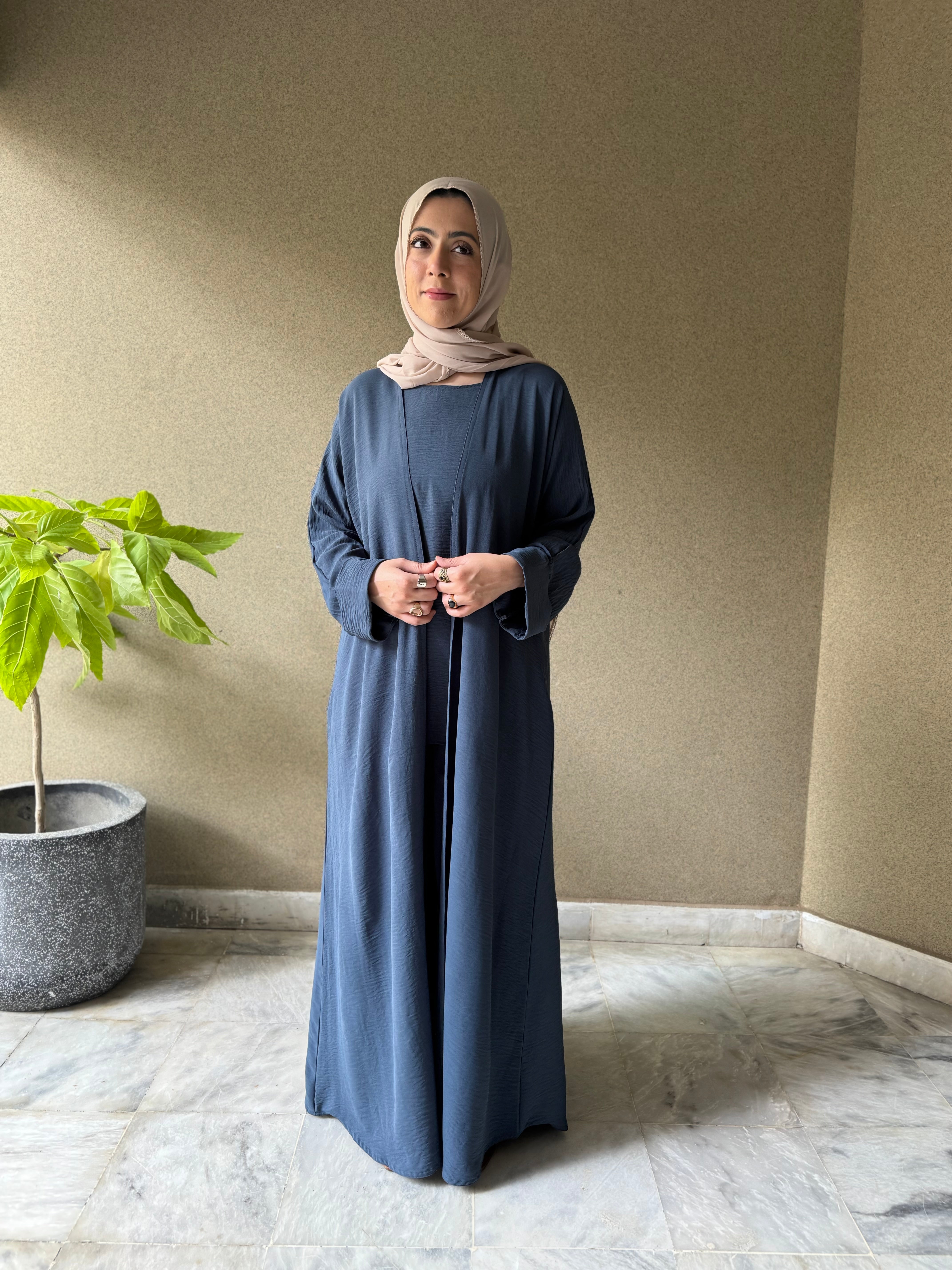 Blue Grey Co-ord - 3PC