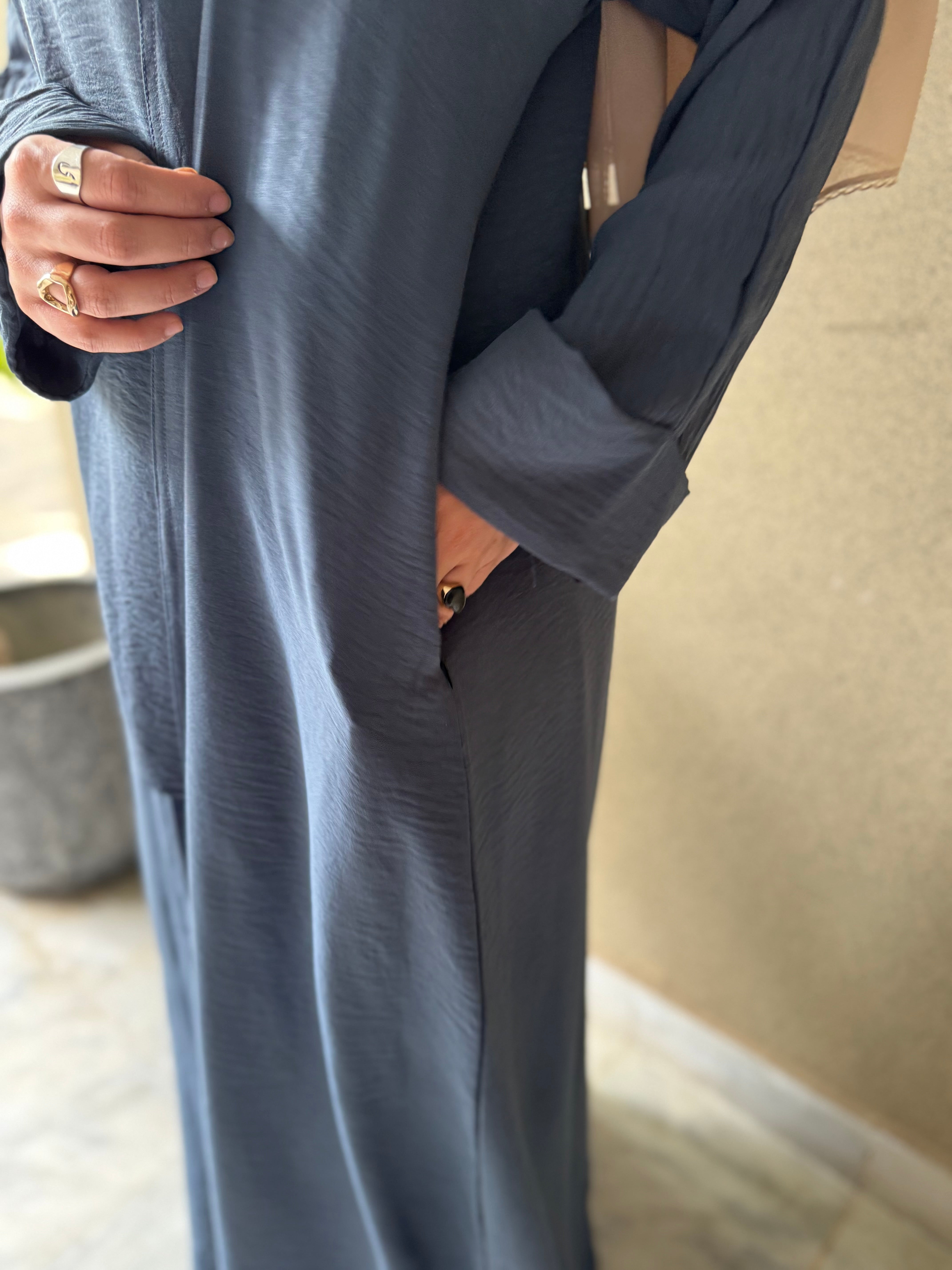 Blue Grey Co-ord - 3PC