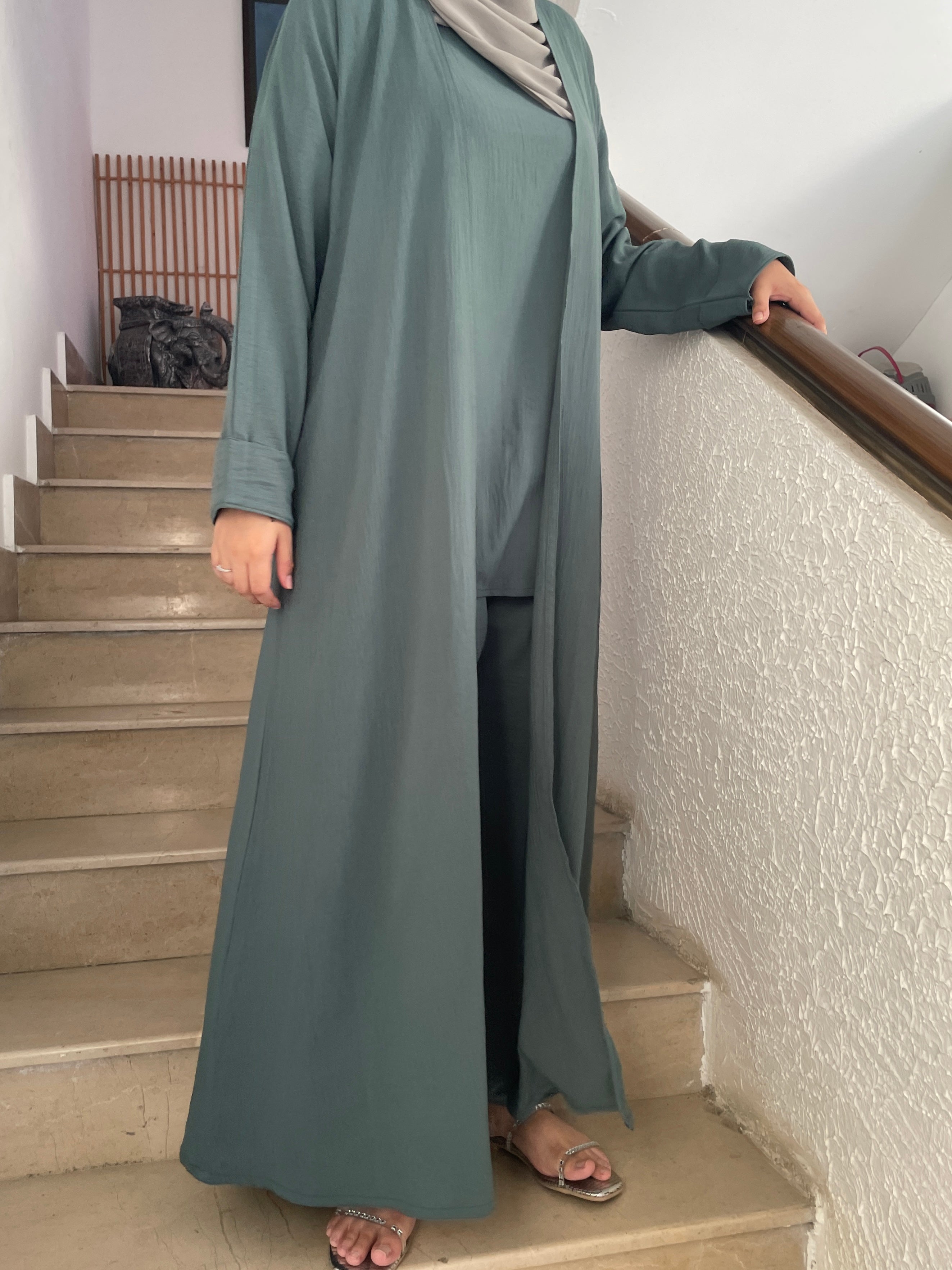 Dull Green Co-ord - 3PC