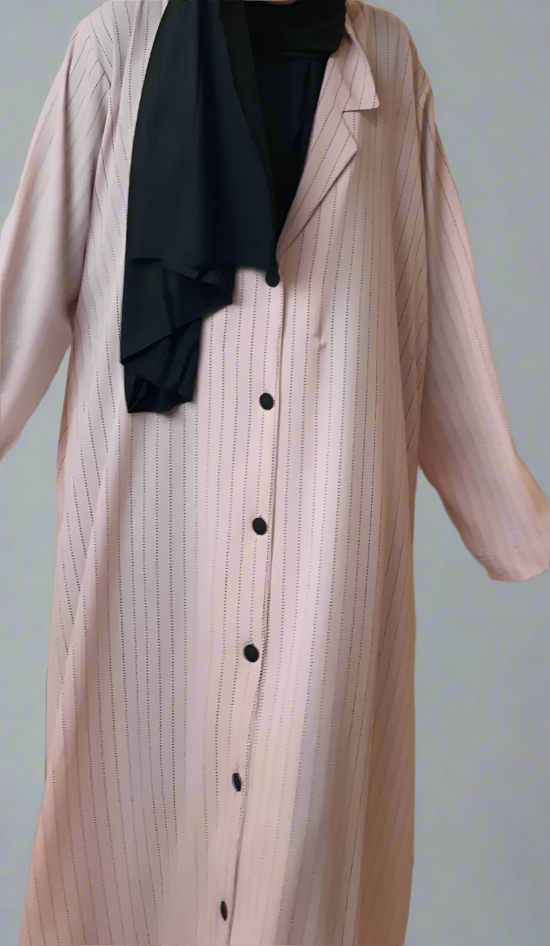 Blush Linear Button Down