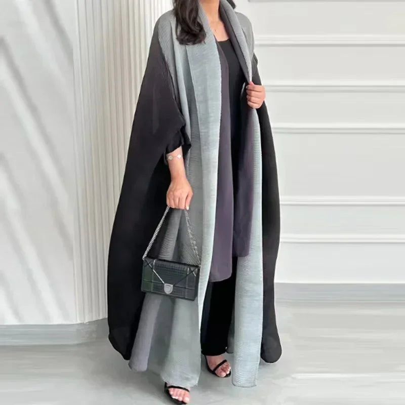 Two Toned Cape - Grey