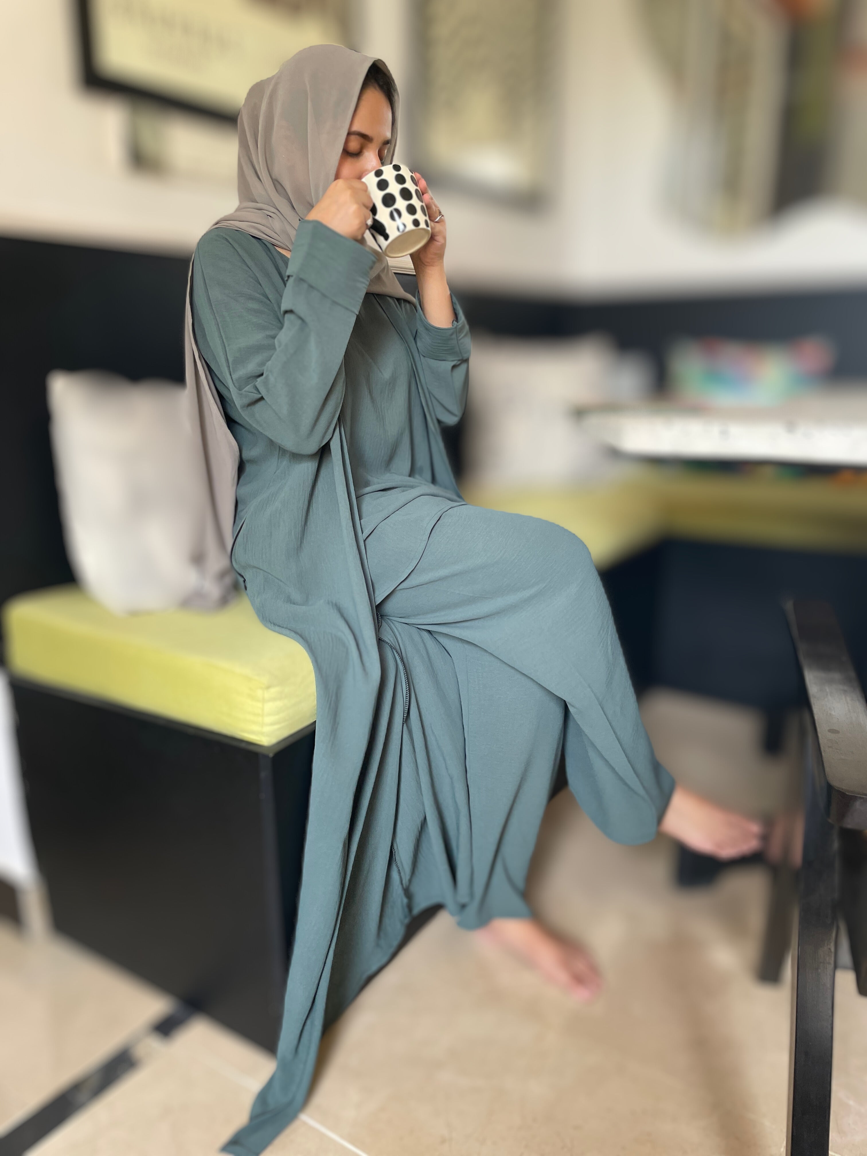 Dull Green Co-ord - 3PC