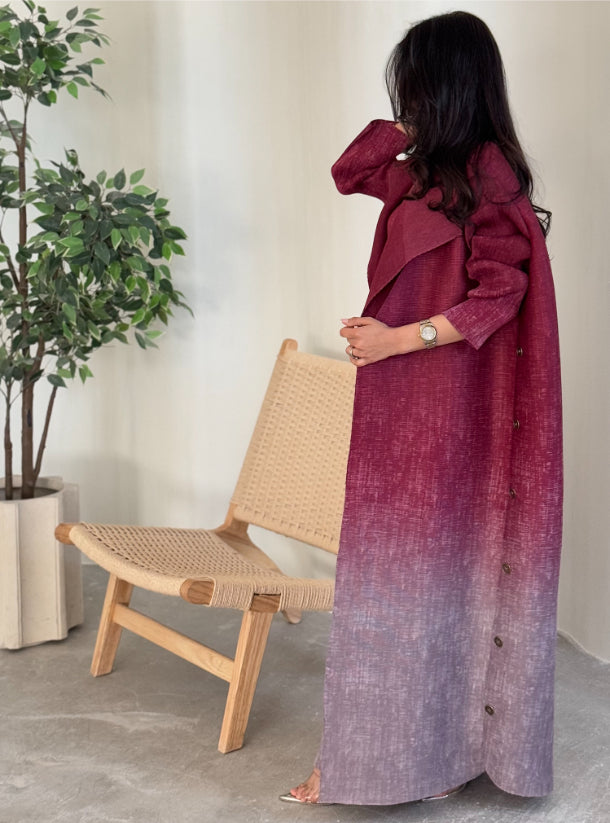 Cherry Ombre Pleated Perfection