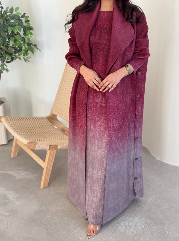 Cherry Ombre Pleated Perfection