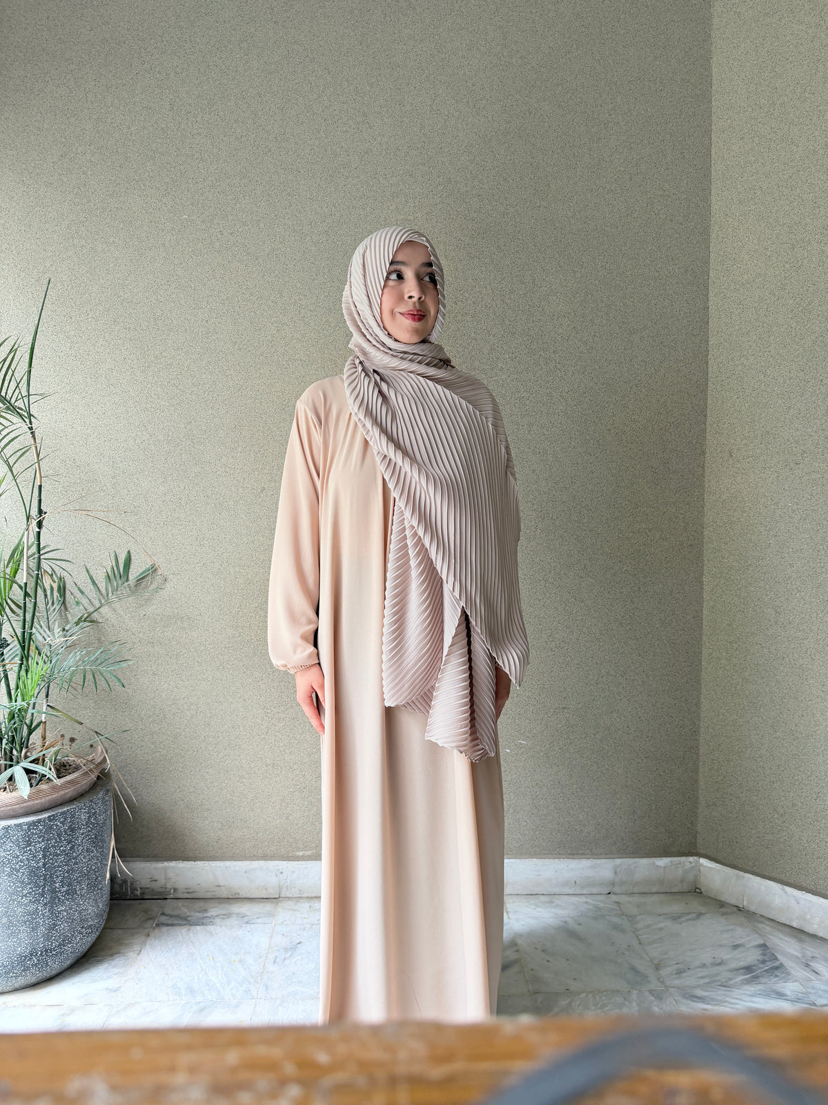 Pleated Hijab