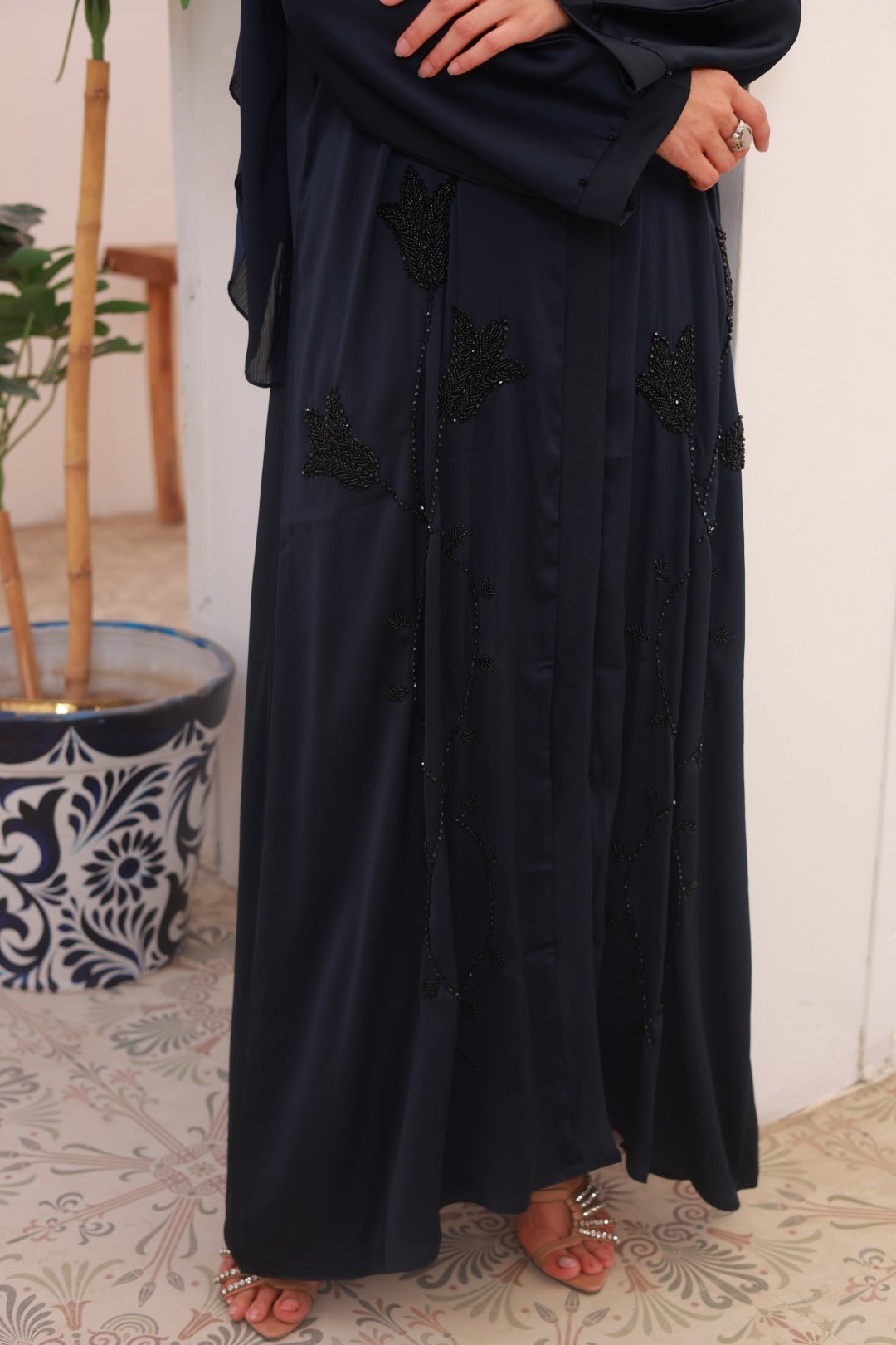 Navy Noir Beadwork