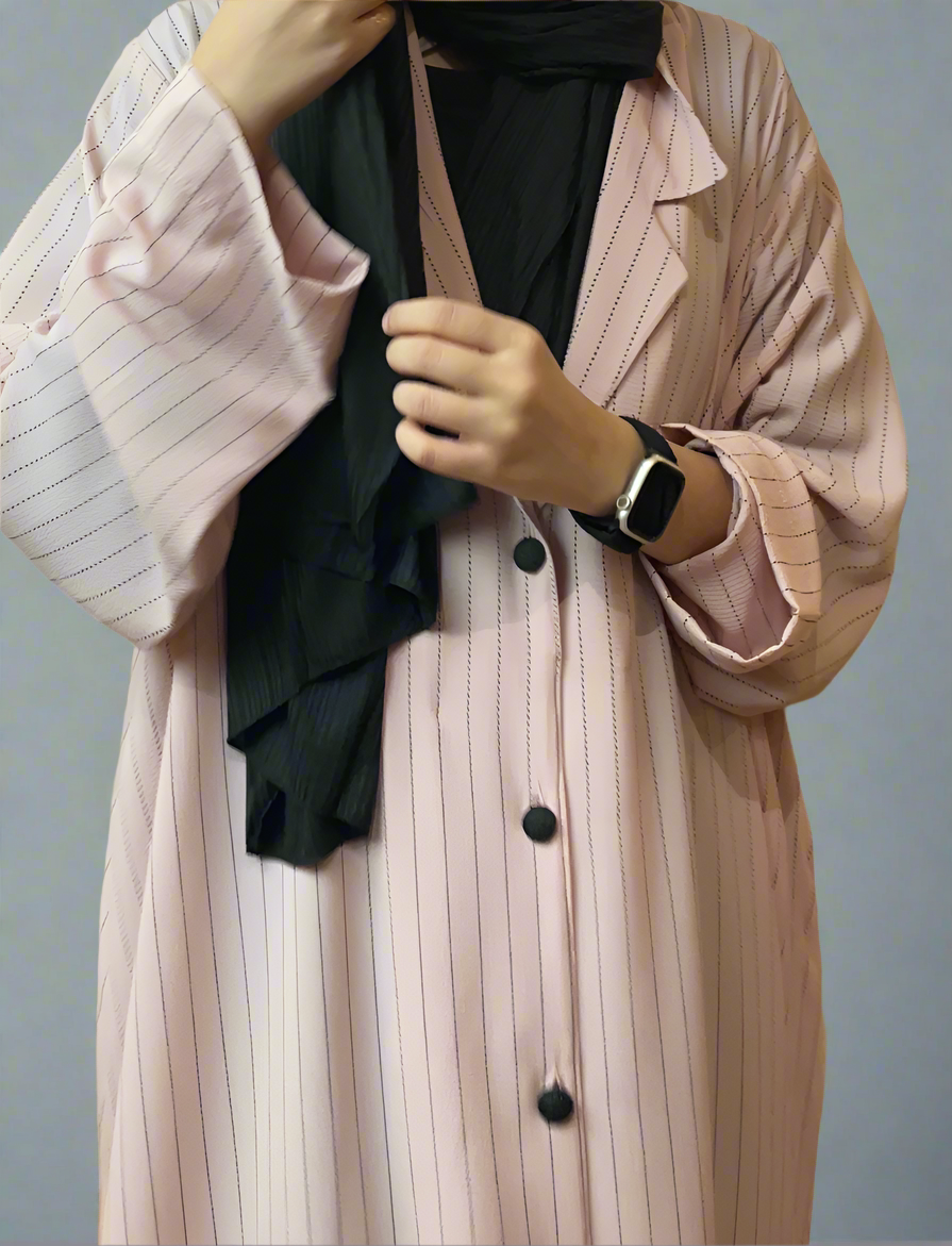 Blush Linear Button Down