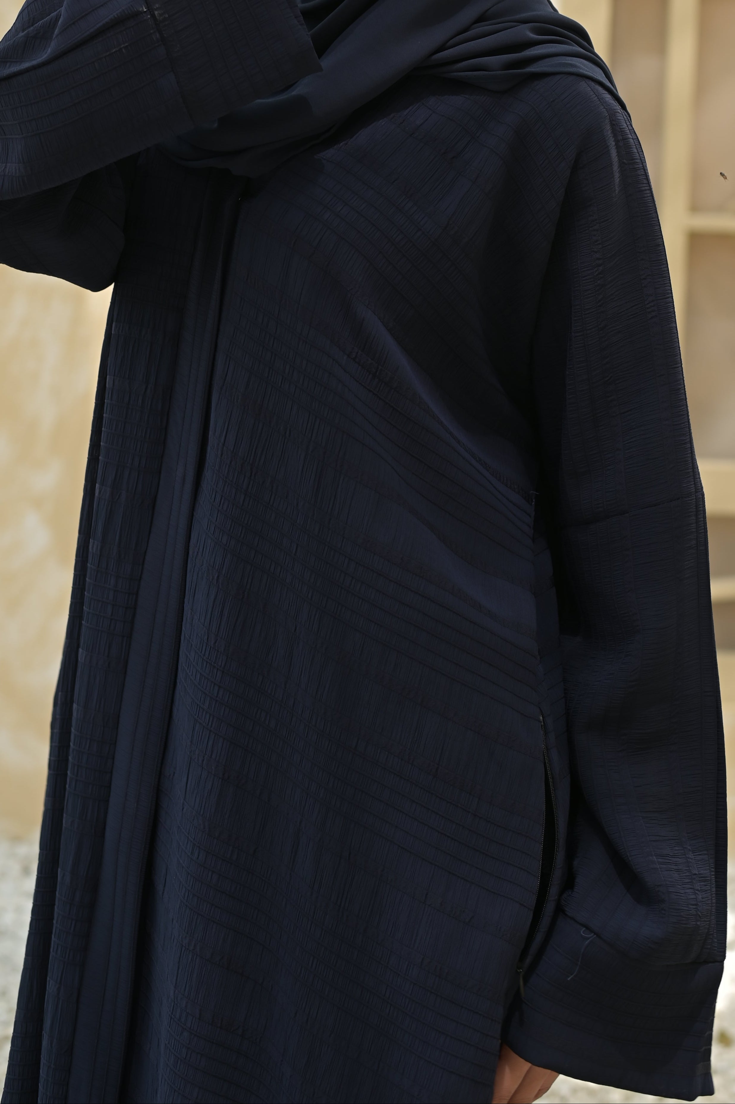 Navy Pinstripe